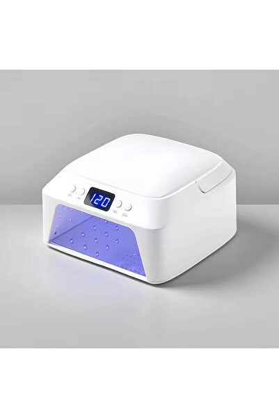 SNRQI L3 Deri Yüzeyli 71Led Geniş İç Hacim Manikür Tırnak Kurutucu UV Led Lam...