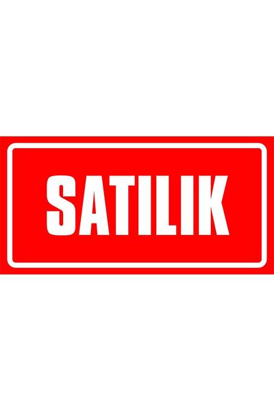 ünalgrup Satılık Levhası 3 mm Dekota Uyarı Tabelası Kolay Montaj Kapı Duvar
