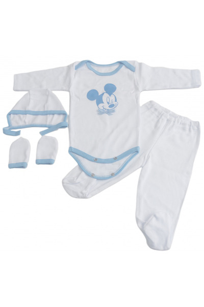 Bubu Kids Creations 4-piece baby suit, made in Romania