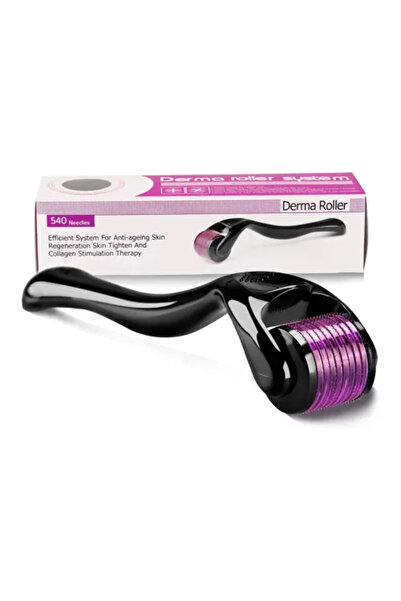 Fırsatkolik أداة العناية بالبشرة ديرما رولر 0.5 ملم بإبرة التيتانيوم