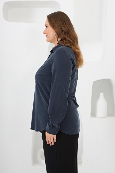 RMG Plus Size Modal Fabric Shirt