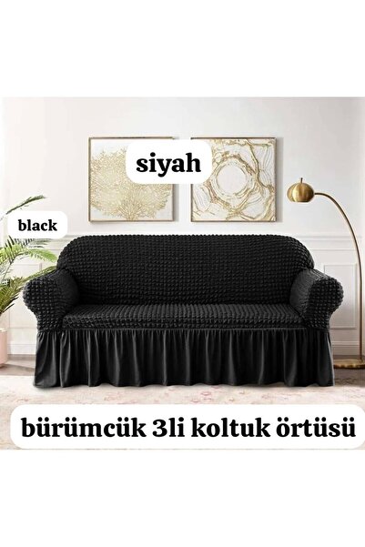 ARTUÇ bürümcük koltuk kanepe çekyat örtüsü 3 kişlik Lastıklı standart