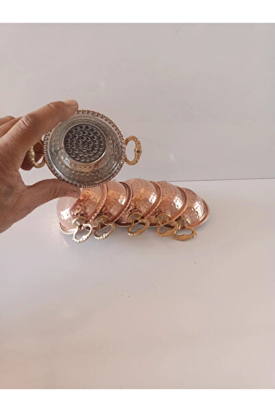 TAT METAL Bakır Sunumluk - Çerezlik Kase.