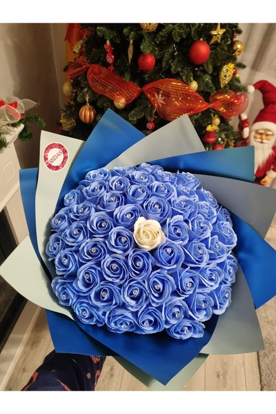 Store.sedas Buchet 55 trandafiri de sapun