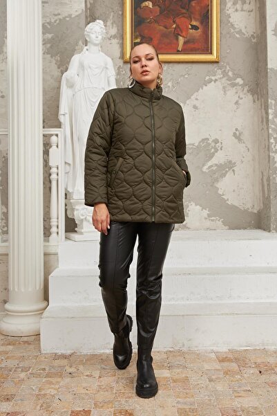 RMG Quilted plus size jacket
