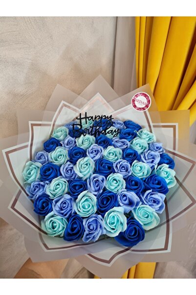 Store.sedas Buchet 55 trandafiri de sapun