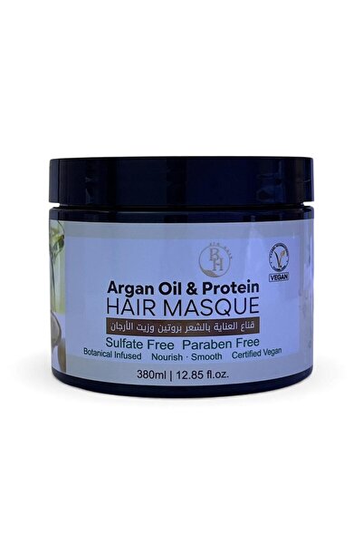 B H BIO HAIR قناع الشعر بزيت الأرجان والبروتين – نباتي | خالٍ من السلفات والب...