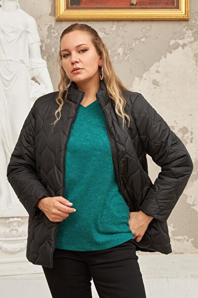 RMG Quilted plus size jacket