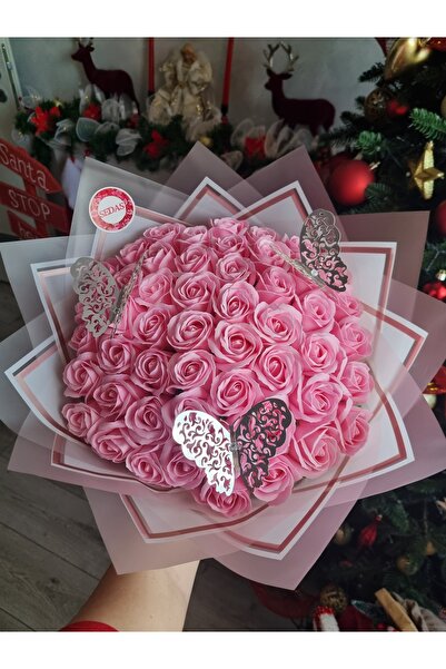 Store.sedas Buchet 55 trandafiri de sapun