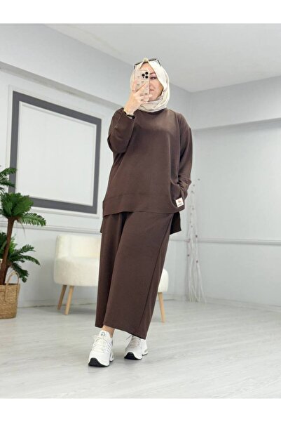 Butik Kardelen Oversize Palazzo Tracksuit Set (Size 36-46 Compatible)