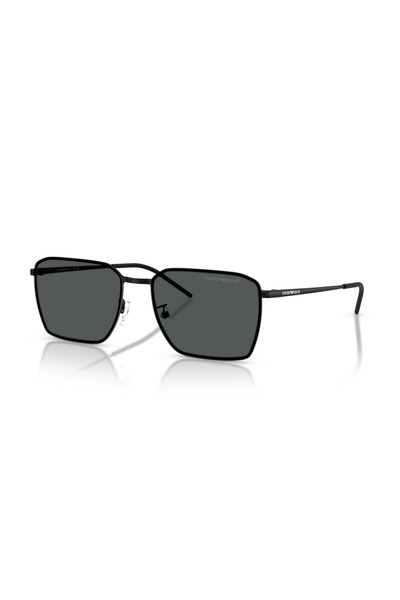 Emporio Armani Male Round sunglasses- EA 2172D - lense size:60mm - Matte black