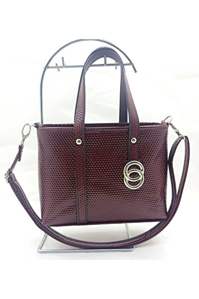 MAC&MOS Women's Burgundy Shoulder and Arm Bag