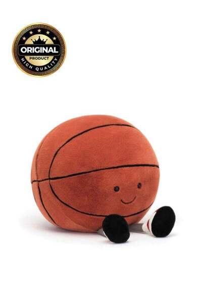 Jellycat لعبة كرة السلة الرياضية المحشوة من Amuseables، أرجل كوردي، 22 سم