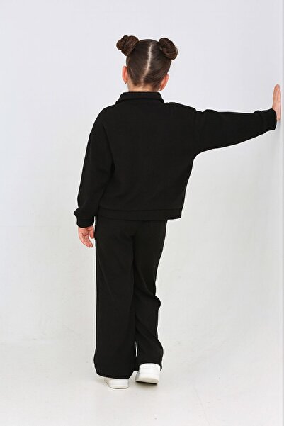 Yalçınoğlu Kids Girl's Reported Fabric Oversized Sets 5-13 Years Old I 2-Piece Set I New Season Colors I Stylish Model