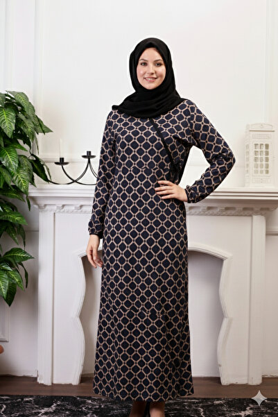 Defkay Side-Tie Cotton Viscose Fabric Women's Prayer Dress