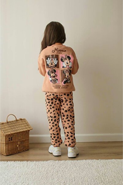 NURTOPU Girls' Set, Top and Bottom Set, 3-Thread Ribbed, Thick Inside, Winter Full Lycra Cotton Fabric