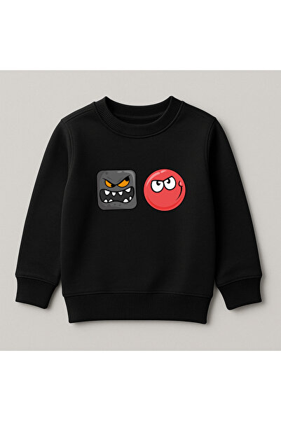 SVART WEAR Παιδικό φούτερ Redball με στάμπα, 100% βαμβακερό