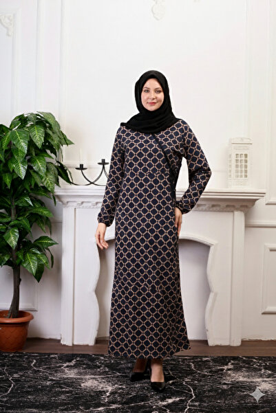 Defkay Side-Tie Cotton Viscose Fabric Women's Prayer Dress