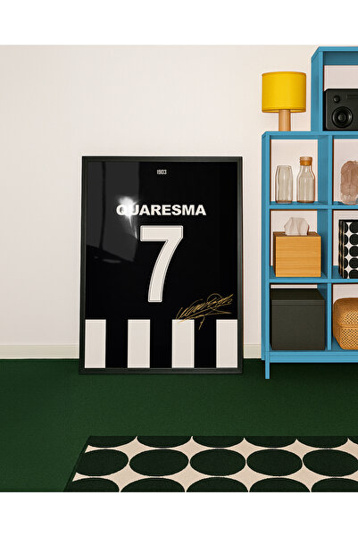 Base Concept Quaresma 7 İmzalı Poster Tablo (Çerçeveli)