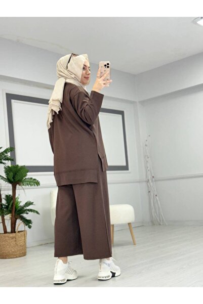 Butik Kardelen Oversize Palazzo Tracksuit Set (Size 36-46 Compatible)
