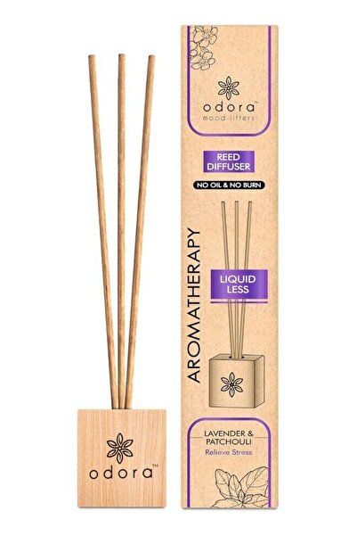 ODORA Liquidless Reed Diffuser - Lavender & Patchouli, Infused with Essential...