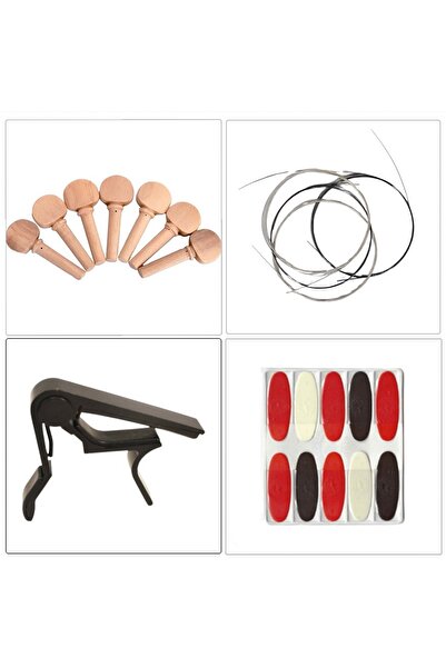 Piarro Tying Wire Kit, Auger Kit, 10 Pieces Tezene and Capo Set