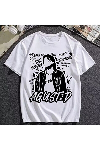 barsdepo Agust D Printed T-Shirt, Oversized Unisex T-Shirt Kids / Adult (with Surprise Gift)