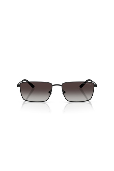 Emporio Armani نظارة شمسية مستطيلة للرجال - EA 2169 - مقاس العدسة: 57 مم - أسود مطفي