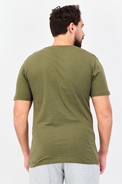 Ellesse Men Sportswear Fit Short Sleeve Outdoor T-Shirt, Olive