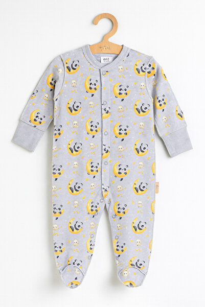 For My Baby Reverse Stitch Jumpsuit with Gloves and Booties Attached