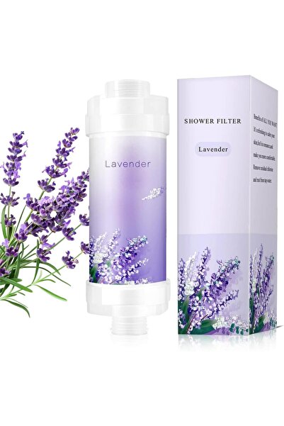 Hope فلتر الاستحمام بالفيتامينات (اللافندر) - مُنقي المياه العسيرة بالروائح ا...