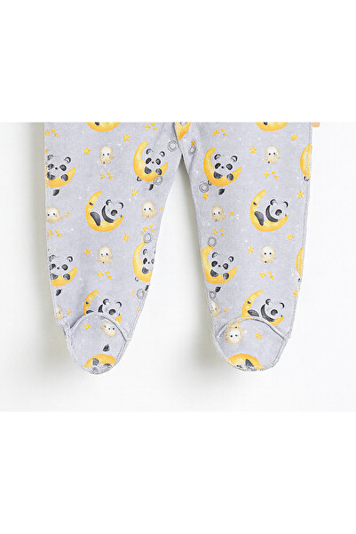 For My Baby Reverse Stitch Jumpsuit with Gloves and Booties Attached