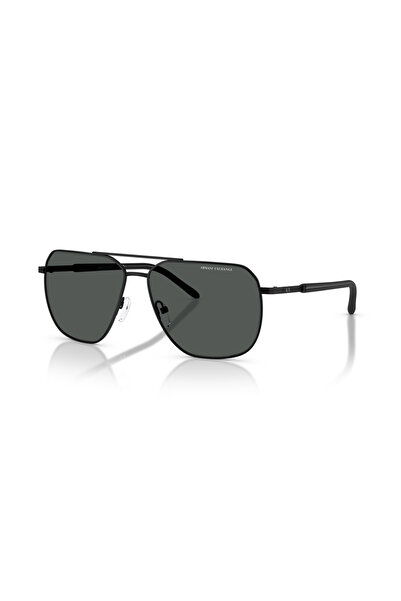 Armani Exchange Male Square sunglasses- AX 2057S - lense size:59mm - Matte black