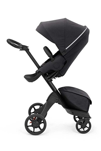 Stokke Xplory X Premium Stroller, Rich Black — High-Seat for Newborn to 22 kg