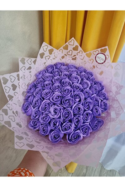 Store.sedas Buchet 55 trandafiri de sapun