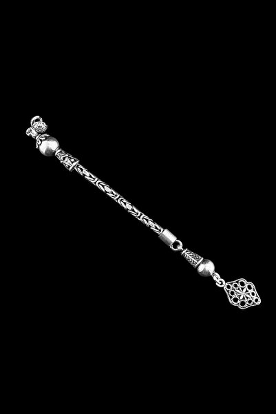 Duende Silver 925 Ayar Gümüş Tesbih Püskülü,Osmanlı Motifi İşlemeli Tesbih Pü...