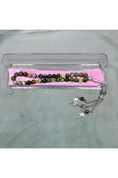 Generic Exquisite agate rosary, 33 beads