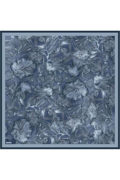 Armine Eșarfă Tivil din mătase pură 9409 - 34 Model mixt albastru