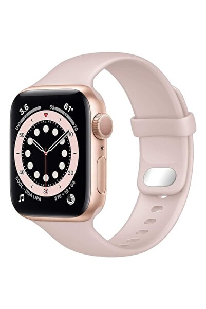 OEM Silicone Watch Strap Compatible with Apple Watch 38/40/41mm, Soft Replacement Strap for iWatch