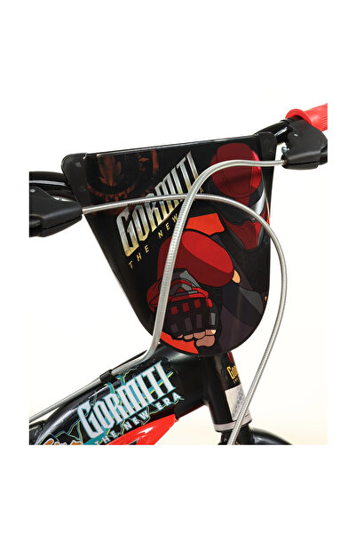 Dino Bikes Bicicletă Gormiti DB-616-GOR pentru copii, cu dinozauri, 16 inch – Negru