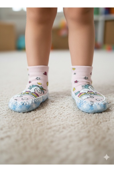 stoks toys Детски мокасини чорапи чехли Неплъзгащи се обувки за дома и детска...