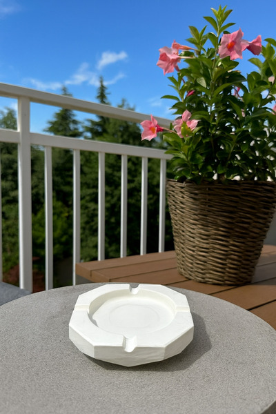 Elizovi Marble Textured Ashtray |   Modern Luxury Desktop Decorative Ashtray ...