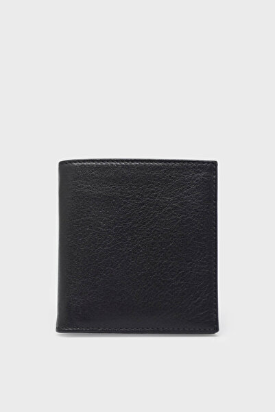 kanuga Yasemin Çanta Men's Leather Wallet Black Ysmn2010