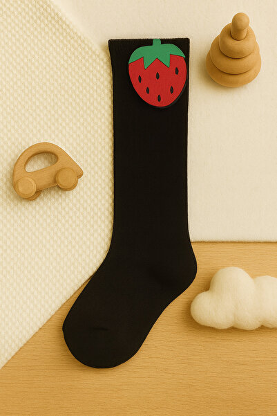 ESİLA KİDS Children's Socks Long Fruit Patterned Socks