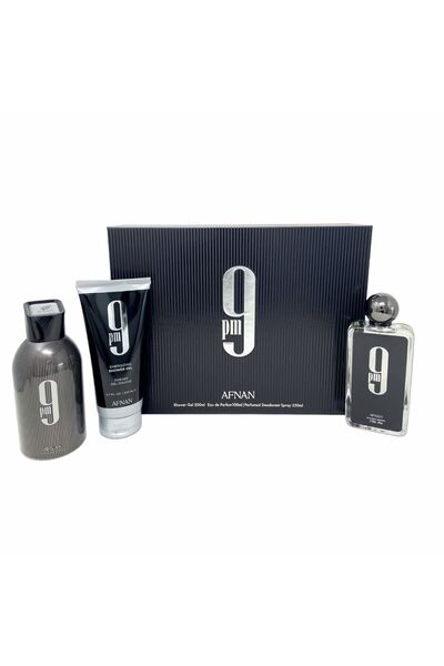 Afnan 9 pm EDP 100 ml + DEO VAPO 150 ml + SG 150 ml (man)