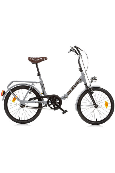 Dino Bikes Kids’ Folding Bicycle Aurelia DB-321-20 Dino Bikes, 20 Inch – Gray