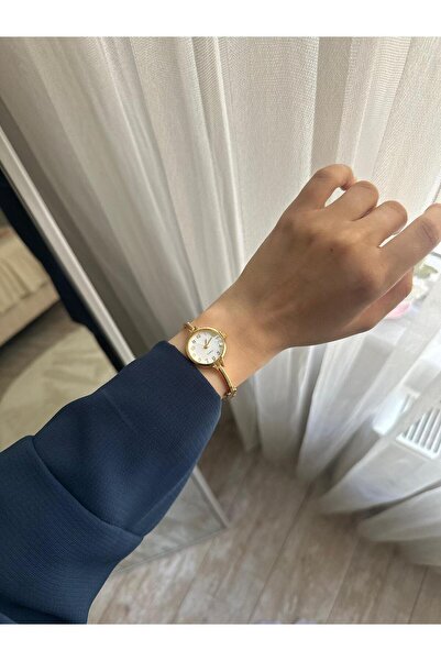 MERW Vanetta Model Gold White Color Vintage Series Metal Cord Women Wristwatch