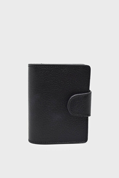 kanuga Yasemin Çanta Men's Leather Wallet Black Ysmn0232