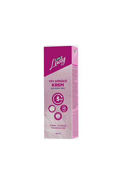 Derby Lady Depilatory Cream for Normal Skin 100 ml 4 Pcs