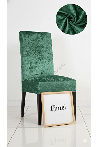 EJMEL Huse pentru scaune din catifea BRAND, pachet de 6, CALITATE